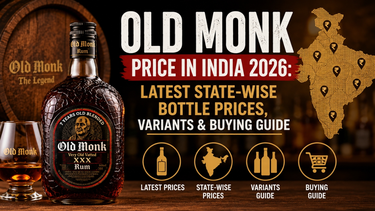 Old Monk Price in India 2026: Latest State-Wise Bottle Prices, Variants & Buying Guide